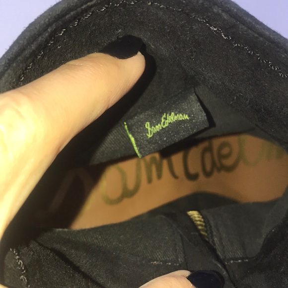 Sam Edelman Louie Black Fringe Booties - Picture 7 of 8